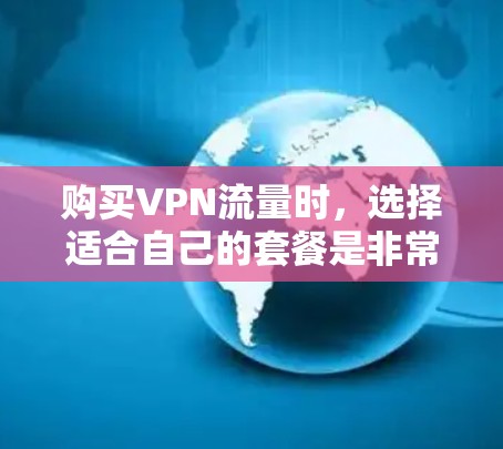 购买VPN流量时，选择适合自己的套餐是非常重要的。以下是一些关键点，可以帮助你决定哪种流量更划算