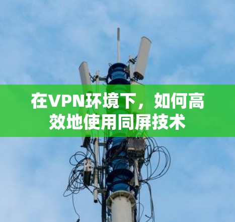 在VPN环境下，如何高效地使用同屏技术