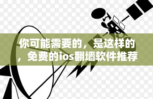 你可能需要的，是这样的，免费的ios翻墙软件推荐
