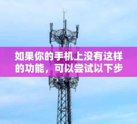如果你的手机上没有这样的功能，可以尝试以下步骤来连接到VPN服务器