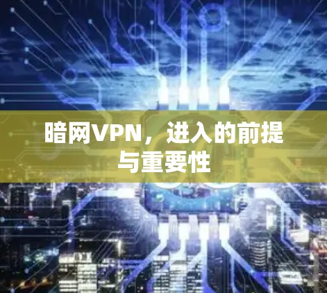 暗网VPN，进入的前提与重要性