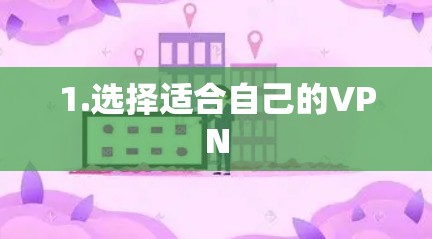 1.选择适合自己的VPN