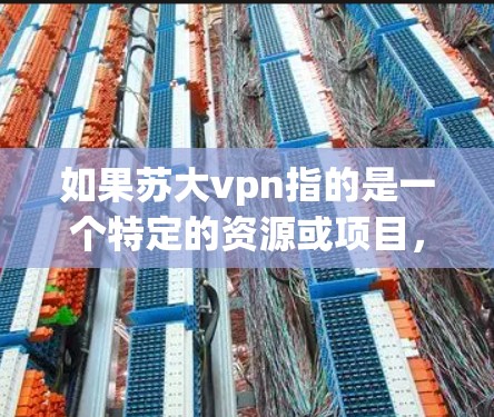如果苏大vpn指的是一个特定的资源或项目，您可以通过以下方法获取相关信息