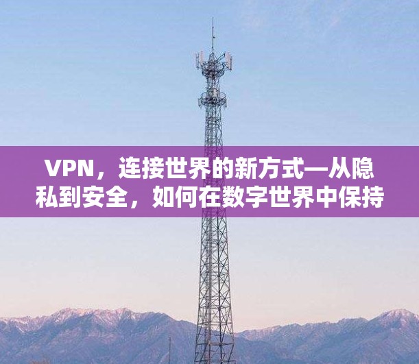 VPN，连接世界的新方式—从隐私到安全，如何在数字世界中保持连接