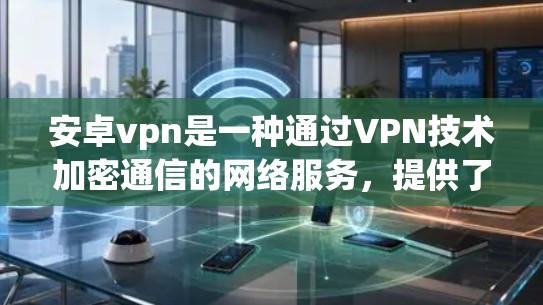 安卓vpn是一种通过VPN技术加密通信的网络服务,提供了多种版本,包括免费和付费版本。以下是关于免费安卓vpn账号的详细信息 安卓vpn是一种通过VPN技术加密通信的网络服务,提供了多种版本,包括免费和付费版本。以下是关于免费安卓vpn账号的详细信息