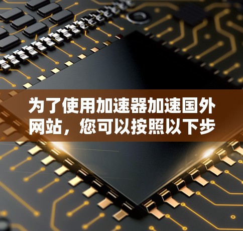 为了使用加速器加速国外网站，您可以按照以下步骤操作