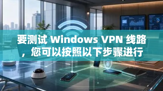 要测试 Windows VPN 线路，您可以按照以下步骤进行