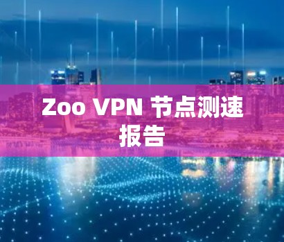 Zoo VPN 节点测速报告