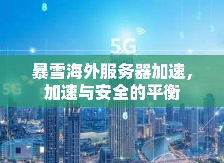 暴雪海外服务器加速，加速与安全的平衡