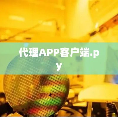 代理APP客户端.py