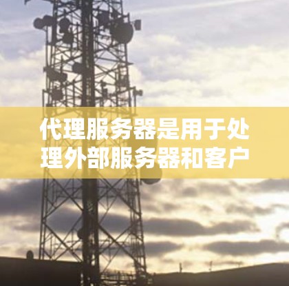 代理服务器是用于处理外部服务器和客户端请求的中间层，帮助内部服务器高效可靠地工作。以下是对代理服务器的使用指南的详细步骤