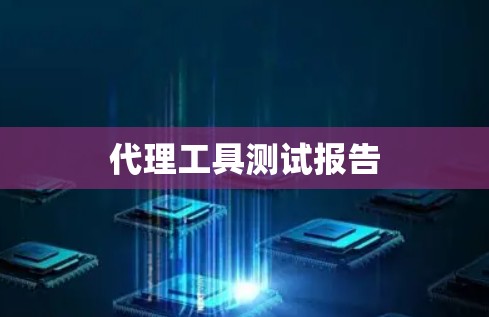 代理工具测试报告
