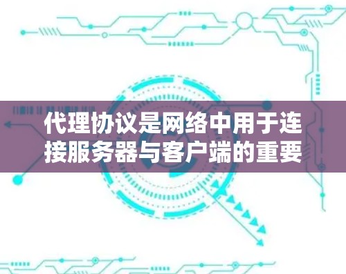 代理协议是网络中用于连接服务器与客户端的重要机制，广泛应用于邮件传输、网站登录等场景。以下是代理协议的详细分析