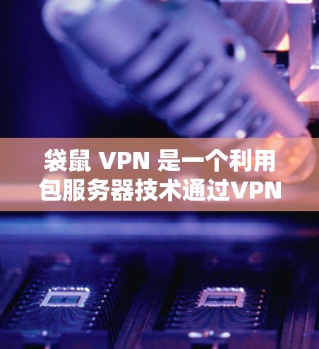 袋鼠 VPN 是一个利用包服务器技术通过VPN连接到本地服务器，允许用户访问外部网站的软件。以下是对袋鼠 VPN 的详细总结，涵盖其功能、配置、测试和使用步骤