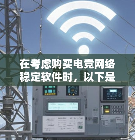 在考虑购买电竞网络稳定软件时，以下是一些综合考虑的因素和推荐