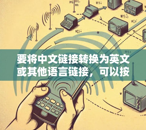 要将中文链接转换为英文或其他语言链接，可以按照以下步骤操作