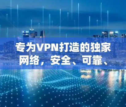 专为VPN打造的独家网络，安全、可靠、便捷
