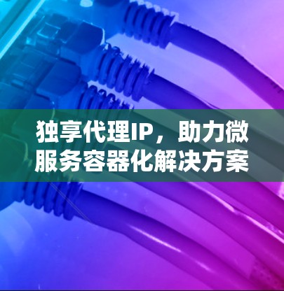 独享代理IP，助力微服务容器化解决方案