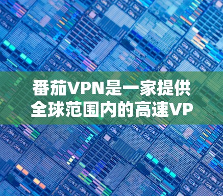 番茄VPN是一家提供全球范围内的高速VPN服务的公司，主要目标是使用户能够从任何地点，包括机场、隧道和高速公路，直接进入高速连接，享受快捷的网络体验