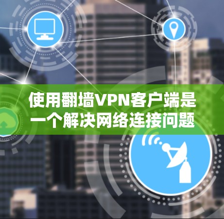 使用翻墙VPN客户端是一个解决网络连接问题的高效方式，但选择合适的客户端需要综合考虑多个因素，以下是一步步的建议