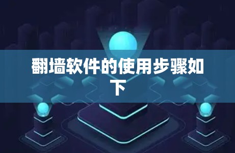 翻墙软件的使用步骤如下