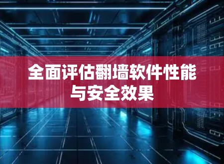 全面评估翻墙软件性能与安全效果