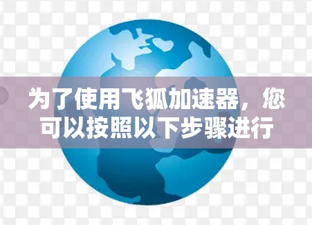 为了使用飞狐加速器，您可以按照以下步骤进行