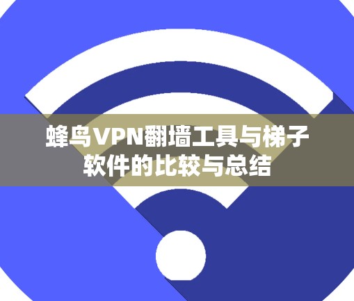 蜂鸟VPN翻墙工具与梯子软件的比较与总结