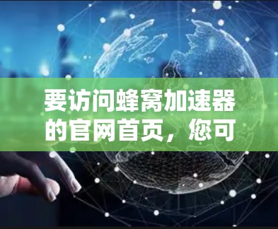 要访问蜂窝加速器的官网首页，您可以按照以下步骤操作