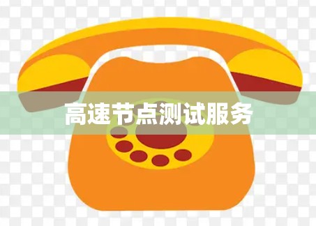 高速节点测试服务