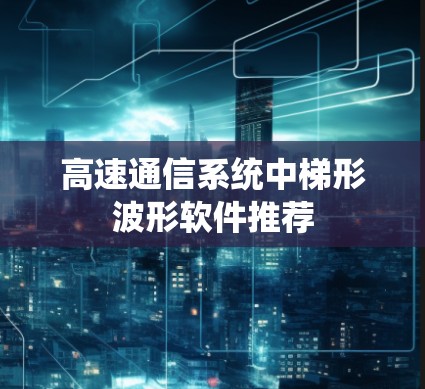 高速通信系统中梯形波形软件推荐