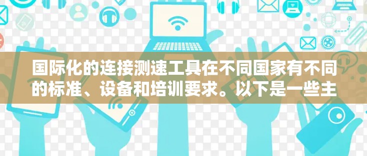 国际化的连接测速工具在不同国家有不同的标准、设备和培训要求。以下是一些主要的国际化的连接测速工具及其特点