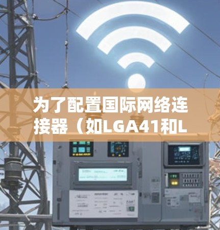 为了配置国际网络连接器（如LGA41和LGA52）到国际网关，您可以按照以下步骤操作