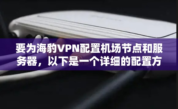 要为海豹VPN配置机场节点和服务器，以下是一个详细的配置方案。确保配置符合机场的高带宽需求和高效管理