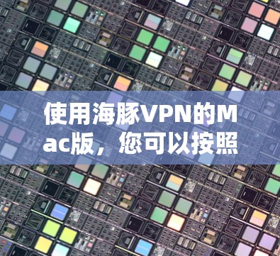 使用海豚VPN的Mac版，您可以按照以下步骤进行操作
