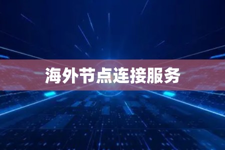 海外节点连接服务