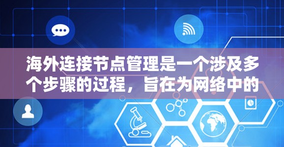 海外连接节点管理是一个涉及多个步骤的过程，旨在为网络中的节点提供高效和安全的连接方式。以下是详细的步骤指南